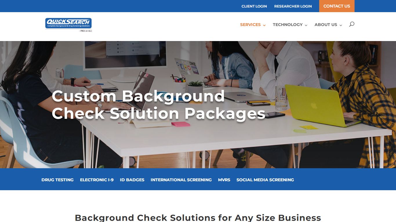 Background Checks & Background Screening | Quick Search